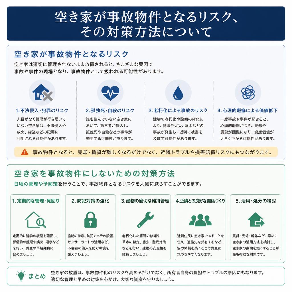 事故物件のリスクと対策