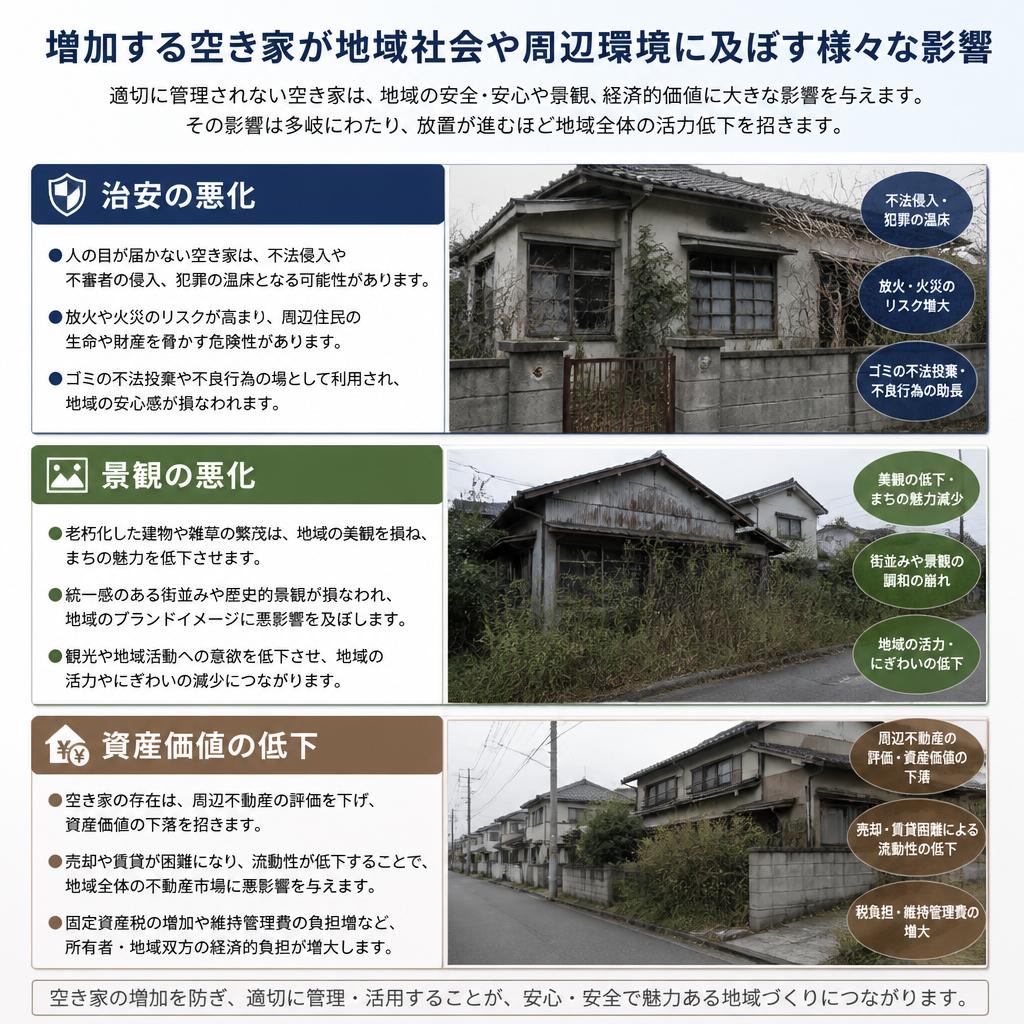 空き家が抱える問題点とは？