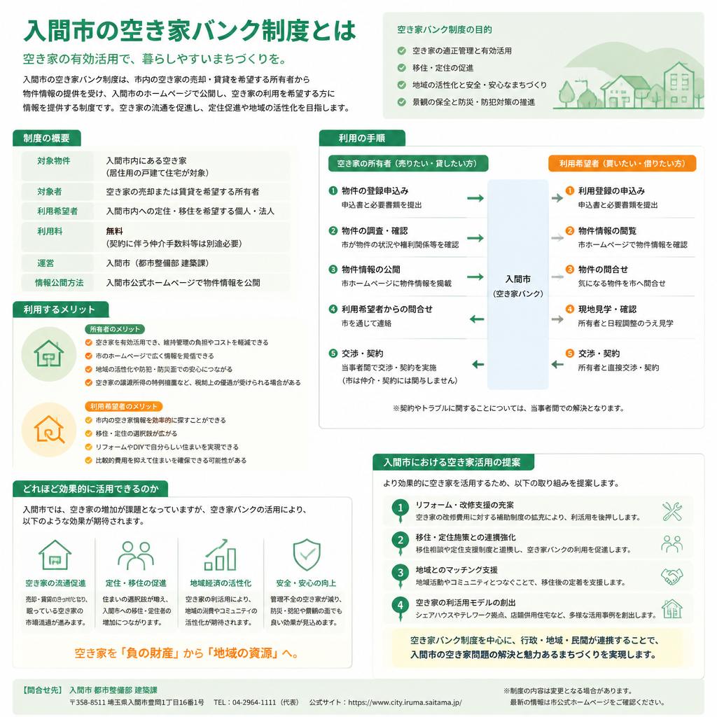空き家バンクの活用法