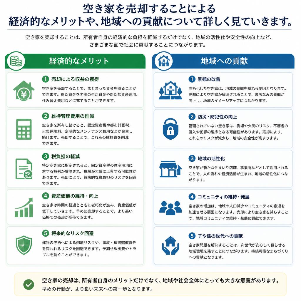 空き家を手放すメリット