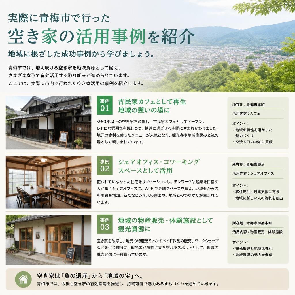 青梅市の空き家活用事例