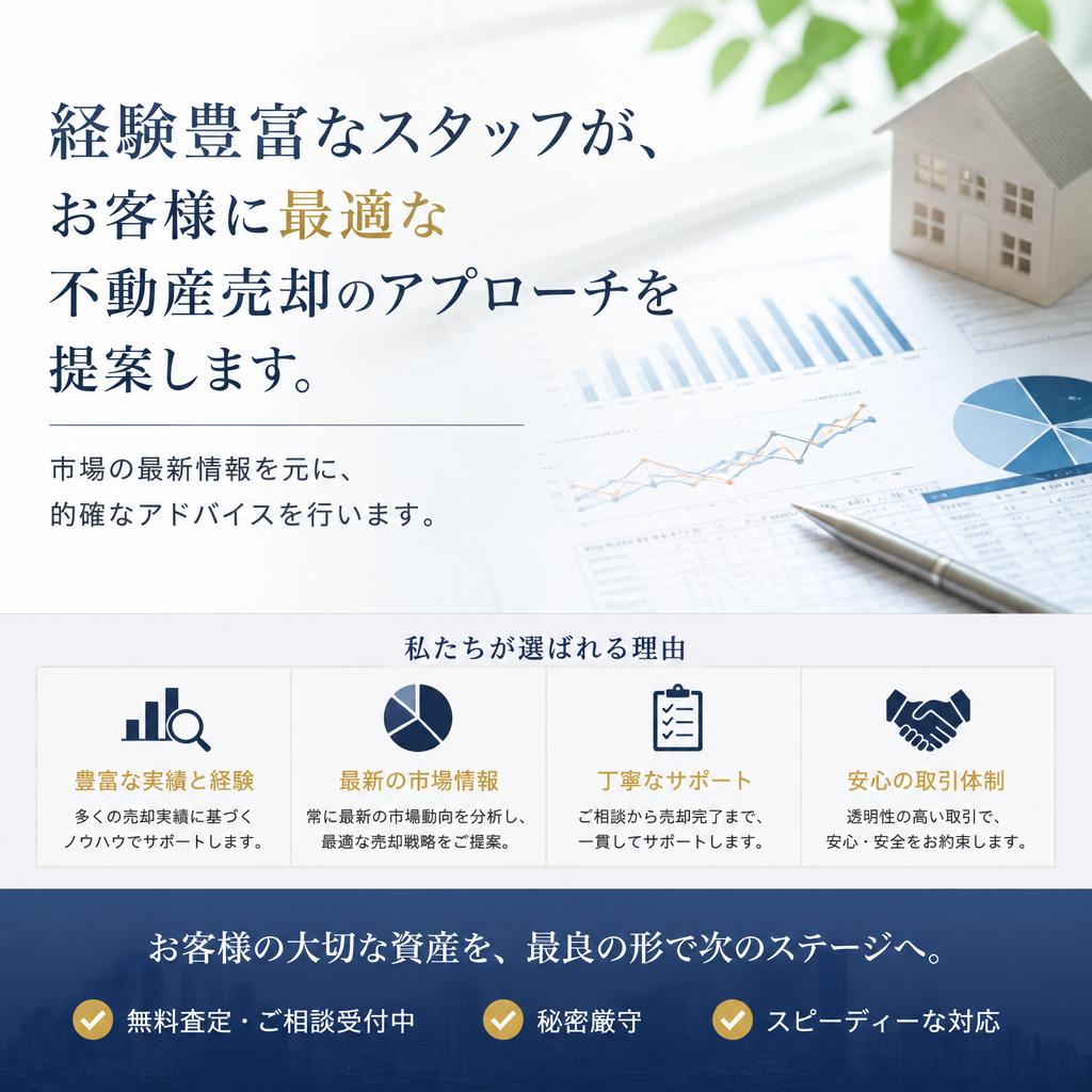 不動産仲介のプロによるサポート