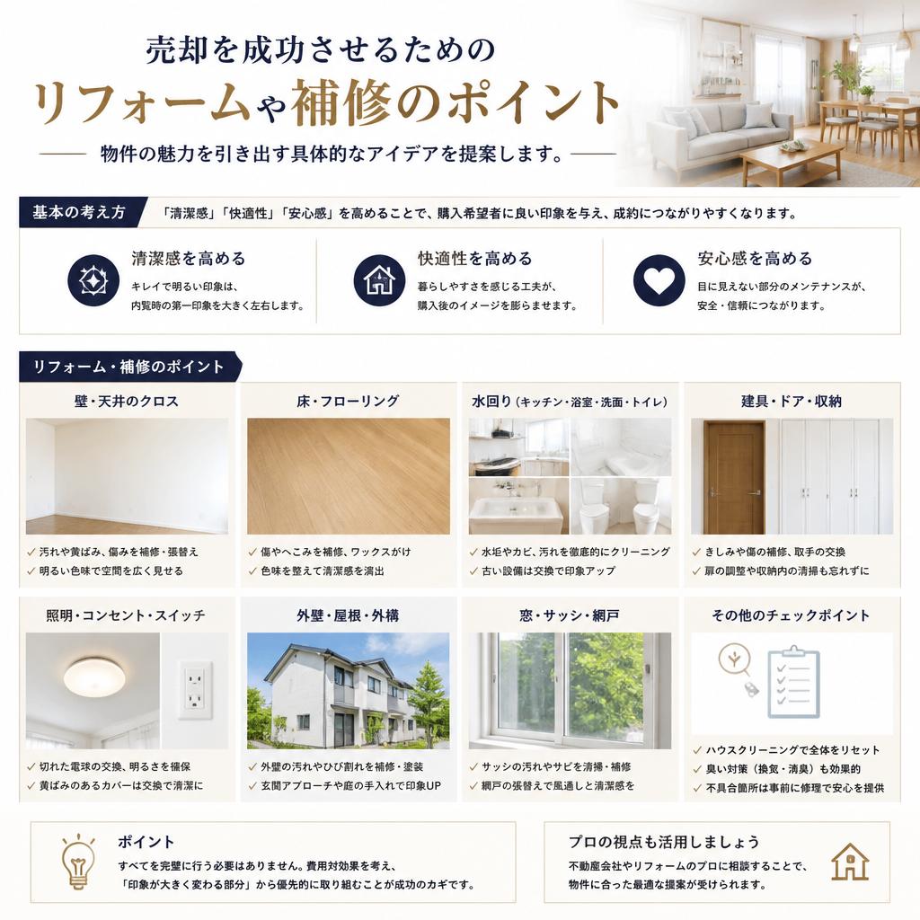 リフォームや補修の重要性
