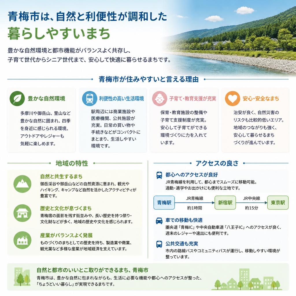 住みやすい街の条件