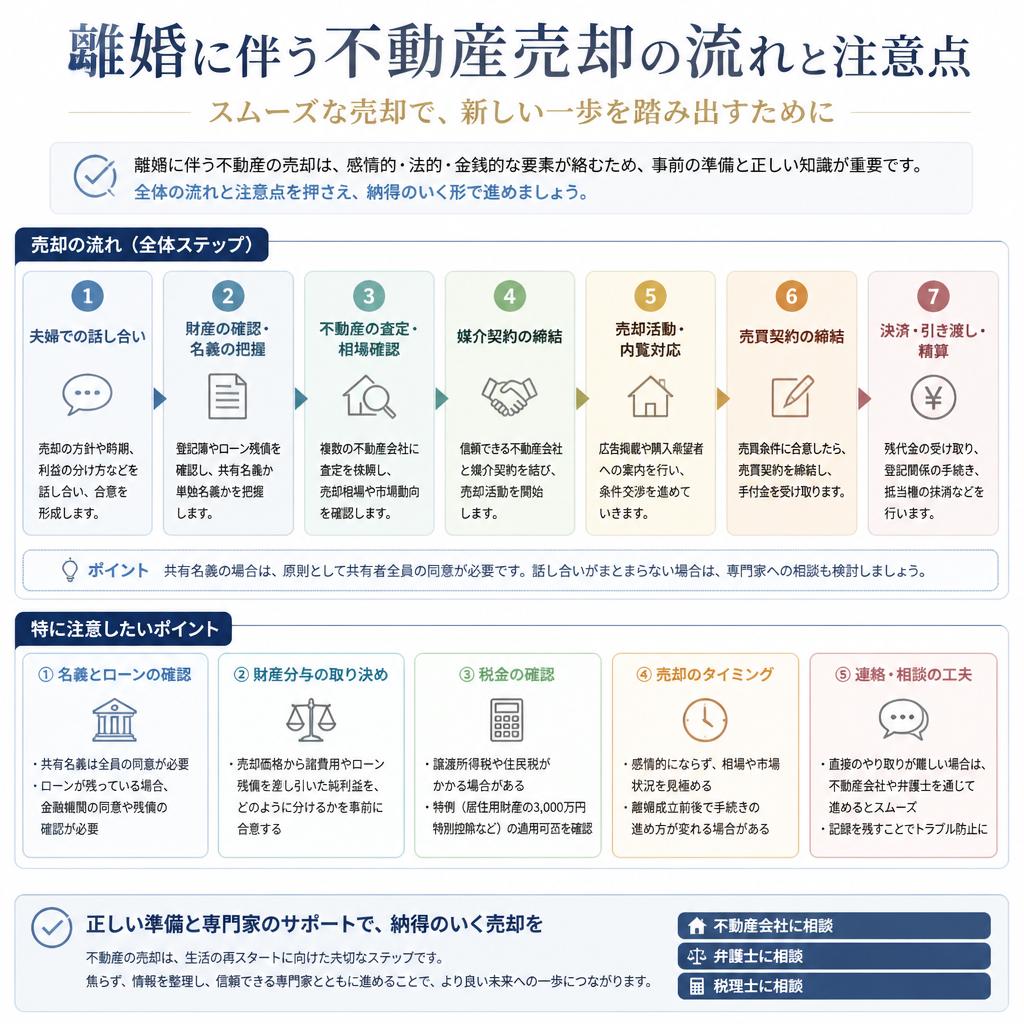 離婚時の不動産売却
