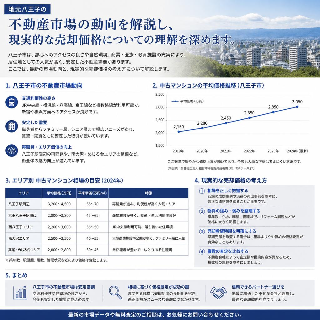 八王子の不動産市場の現状