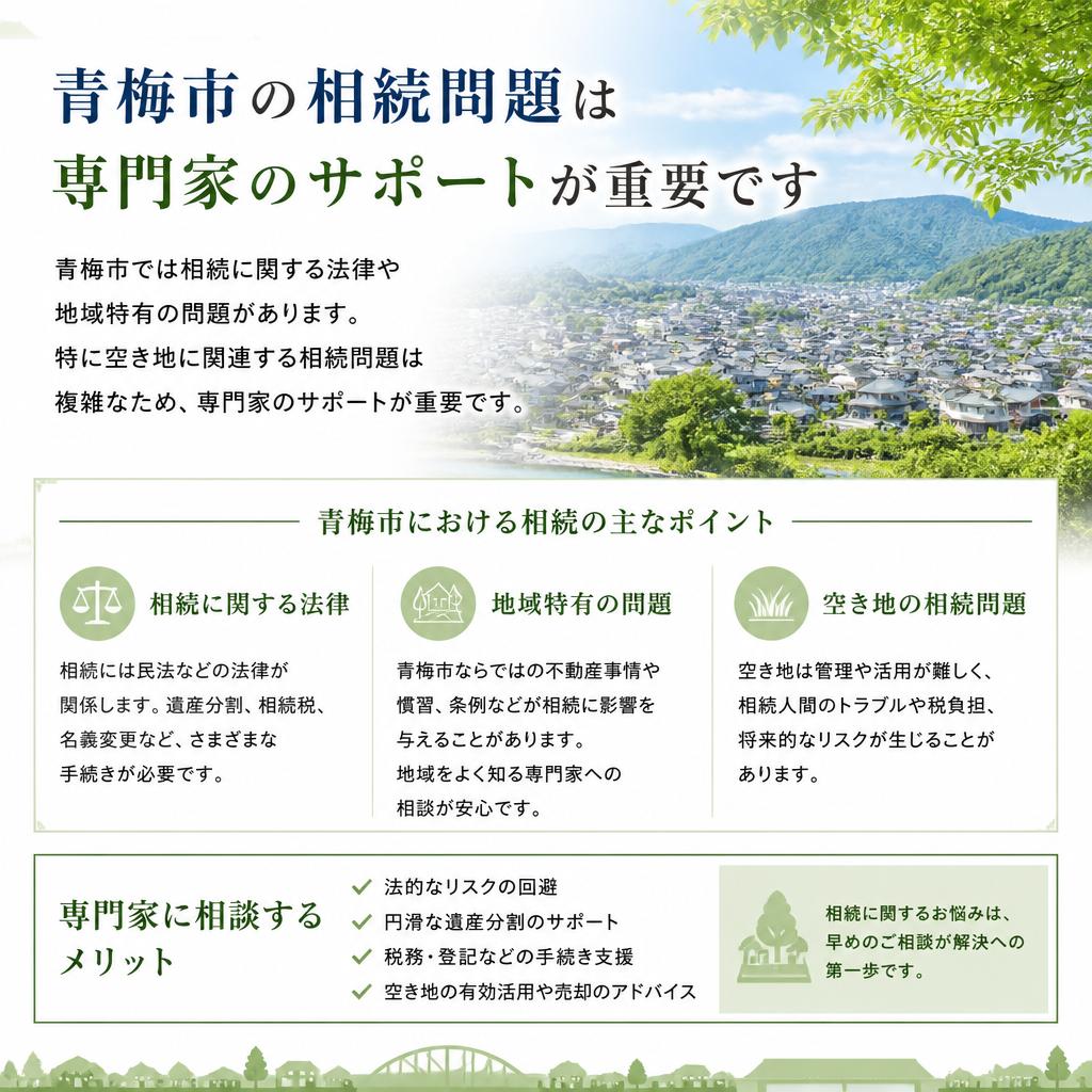 青梅市に特有の相続問題
