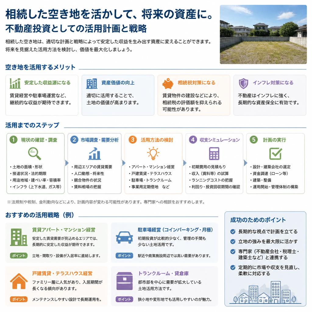 不動産投資の視点から見る空き地