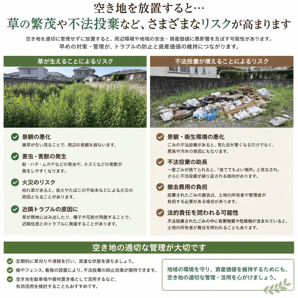 2. 空き地の管理の重要性